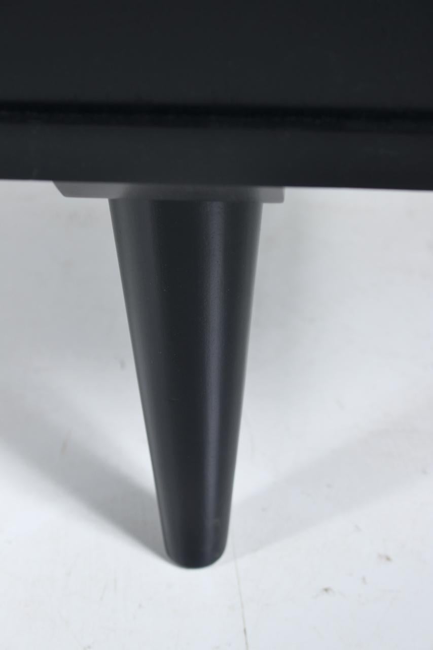 Paul McCobb Planner Group Model 1560 Black Double Drawer Desk, 1950's 12
