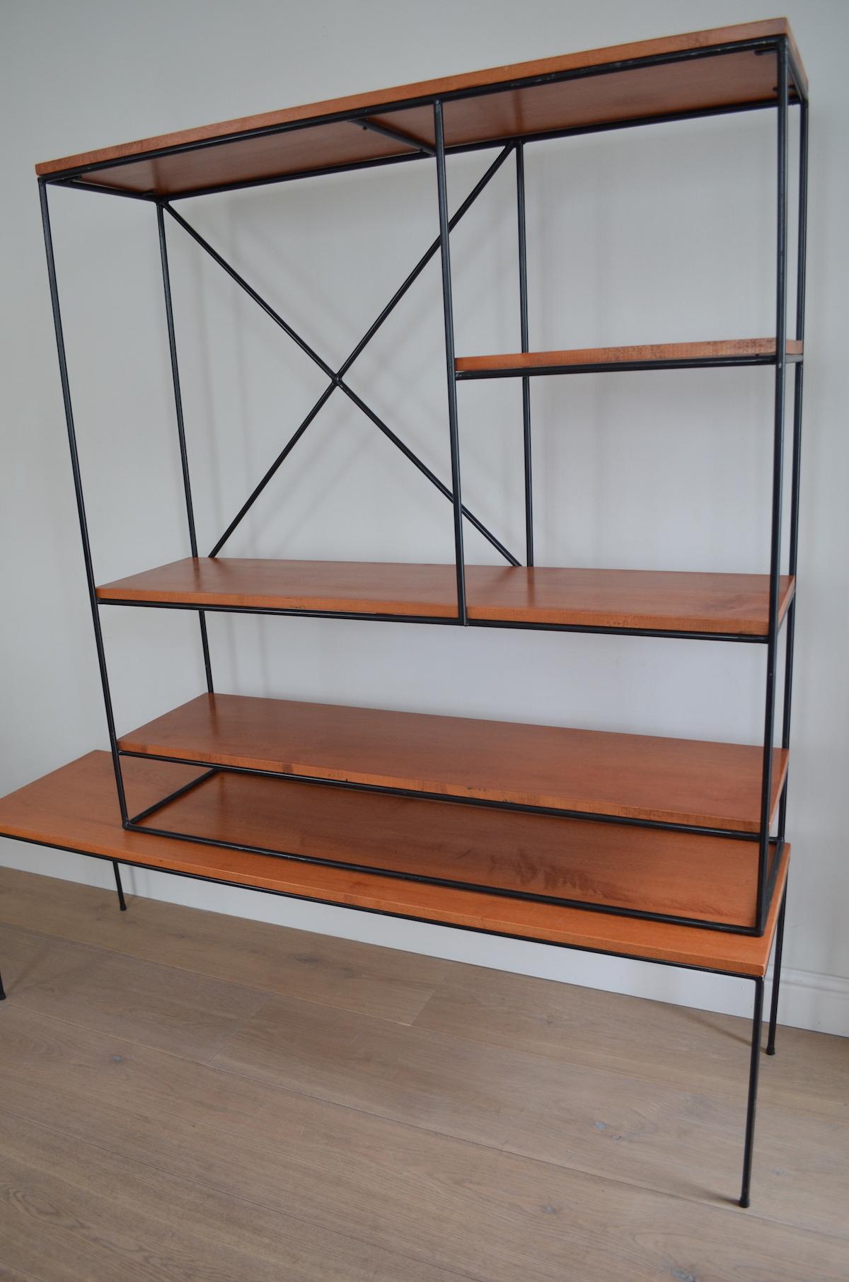 Mid-Century Modern Paul McCobb Planner Group Modular Room Divider Shelving Unit For Sale