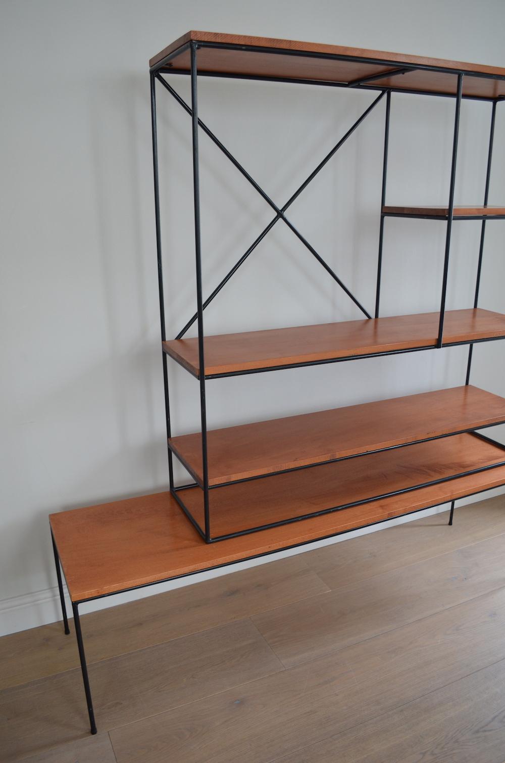 American Paul McCobb Planner Group Modular Room Divider Shelving Unit For Sale