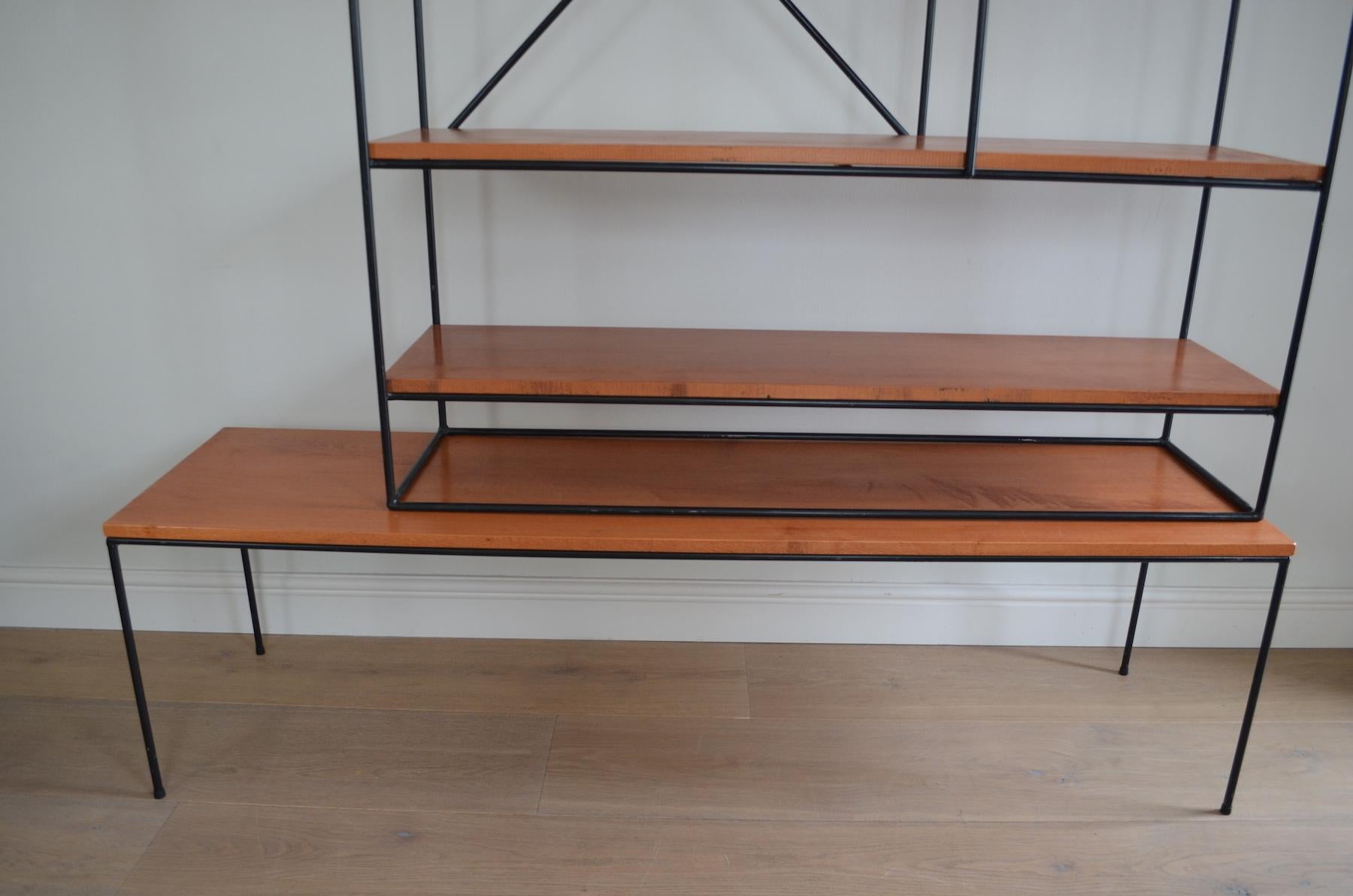 Paul McCobb Planner Group Modular Room Divider Shelving Unit In Good Condition For Sale In London, Greater London