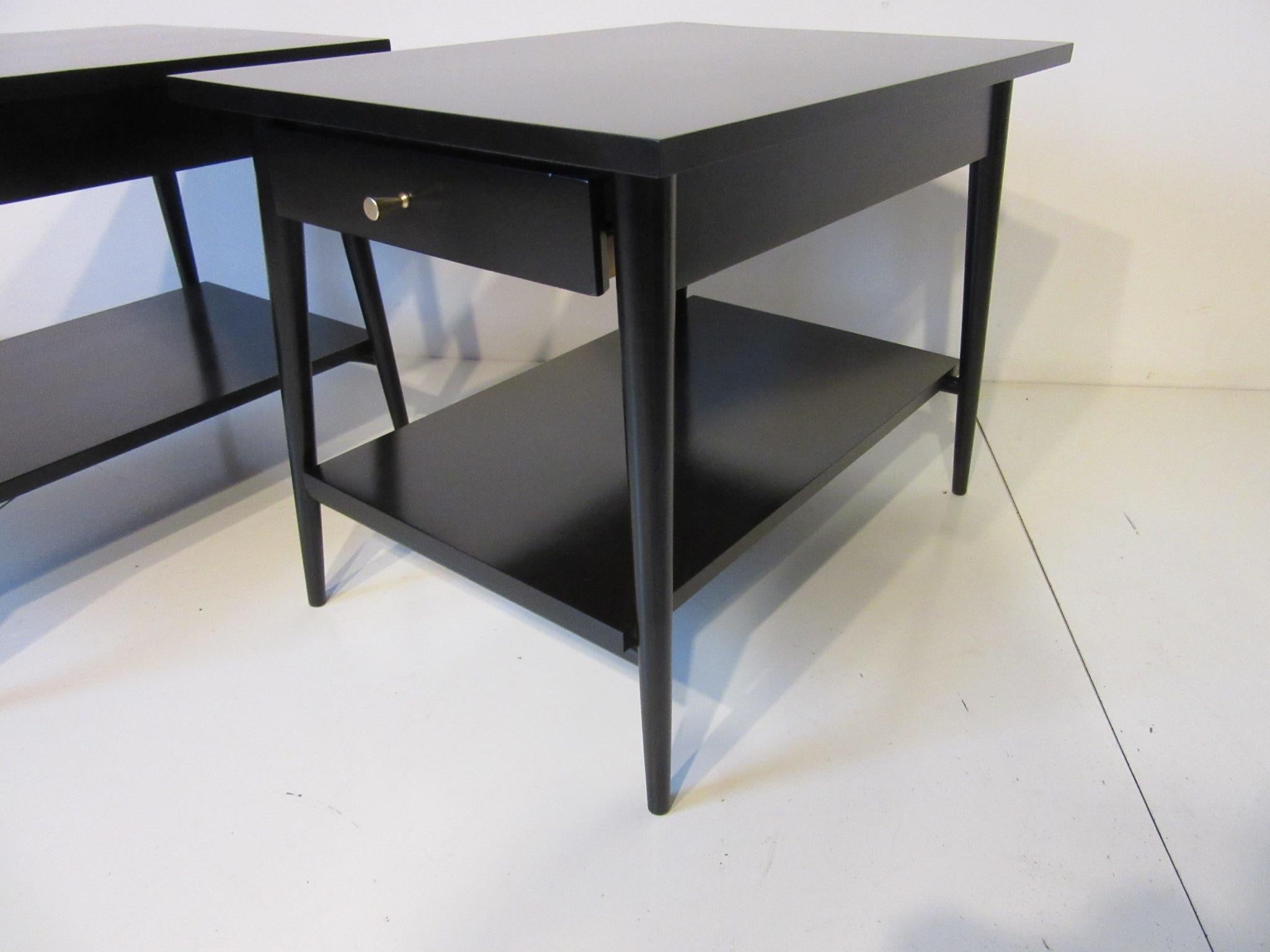 Mid-Century Modern Paul McCobb Planner Group Nightstands or End Tables