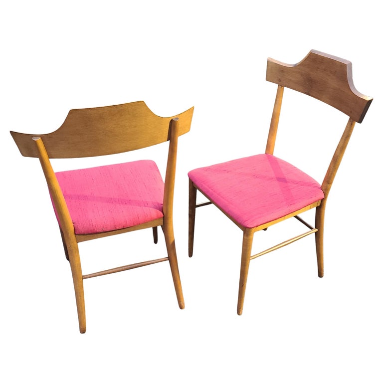 Paul McCobb Planner Group Pair Dining Chairs For Sale 1