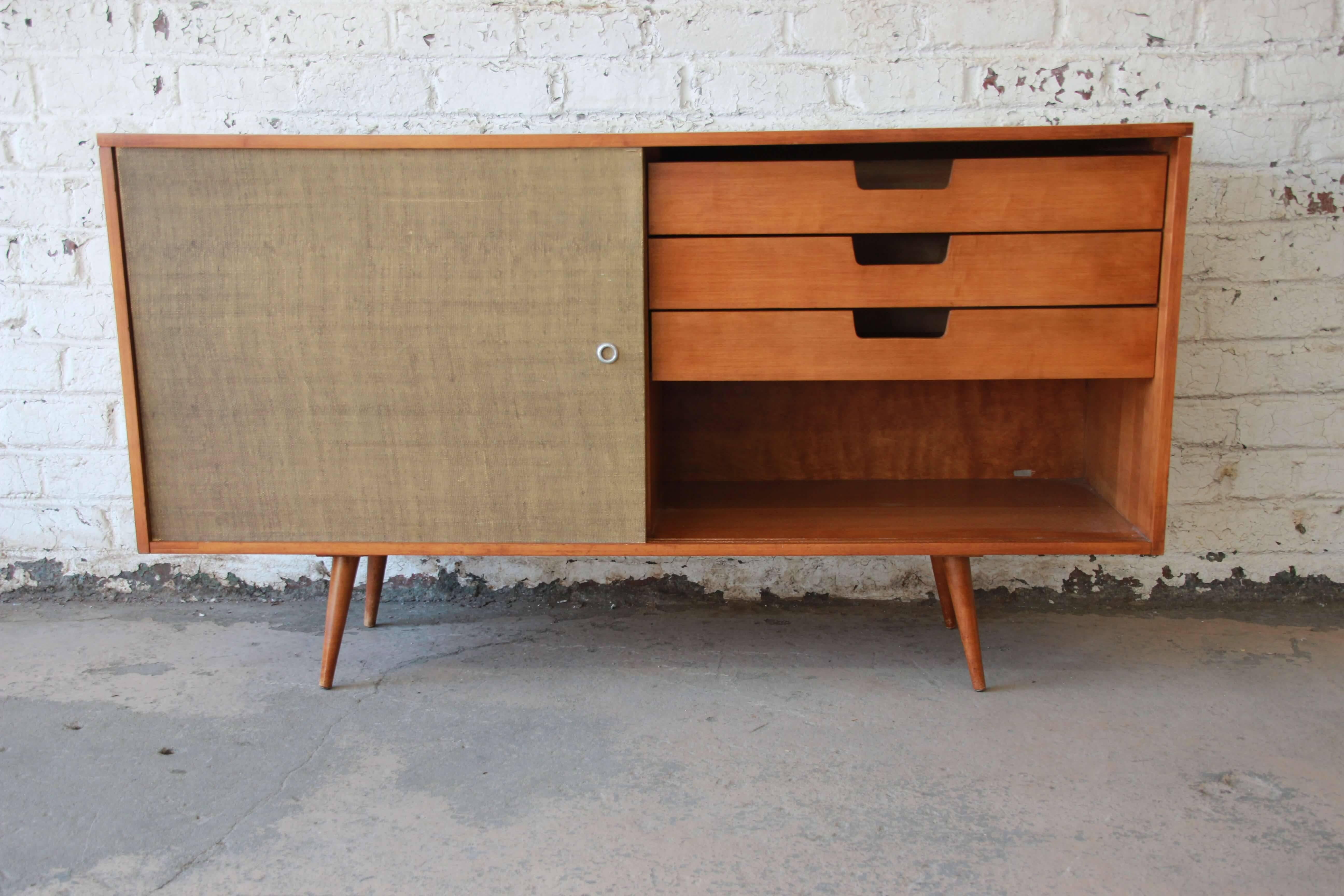 Paul McCobb Planner Group Sideboard Credenza In Good Condition In South Bend, IN