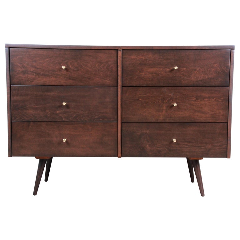Paul Mccobb Planner Group Six Drawer Dresser Newly Refinished For
