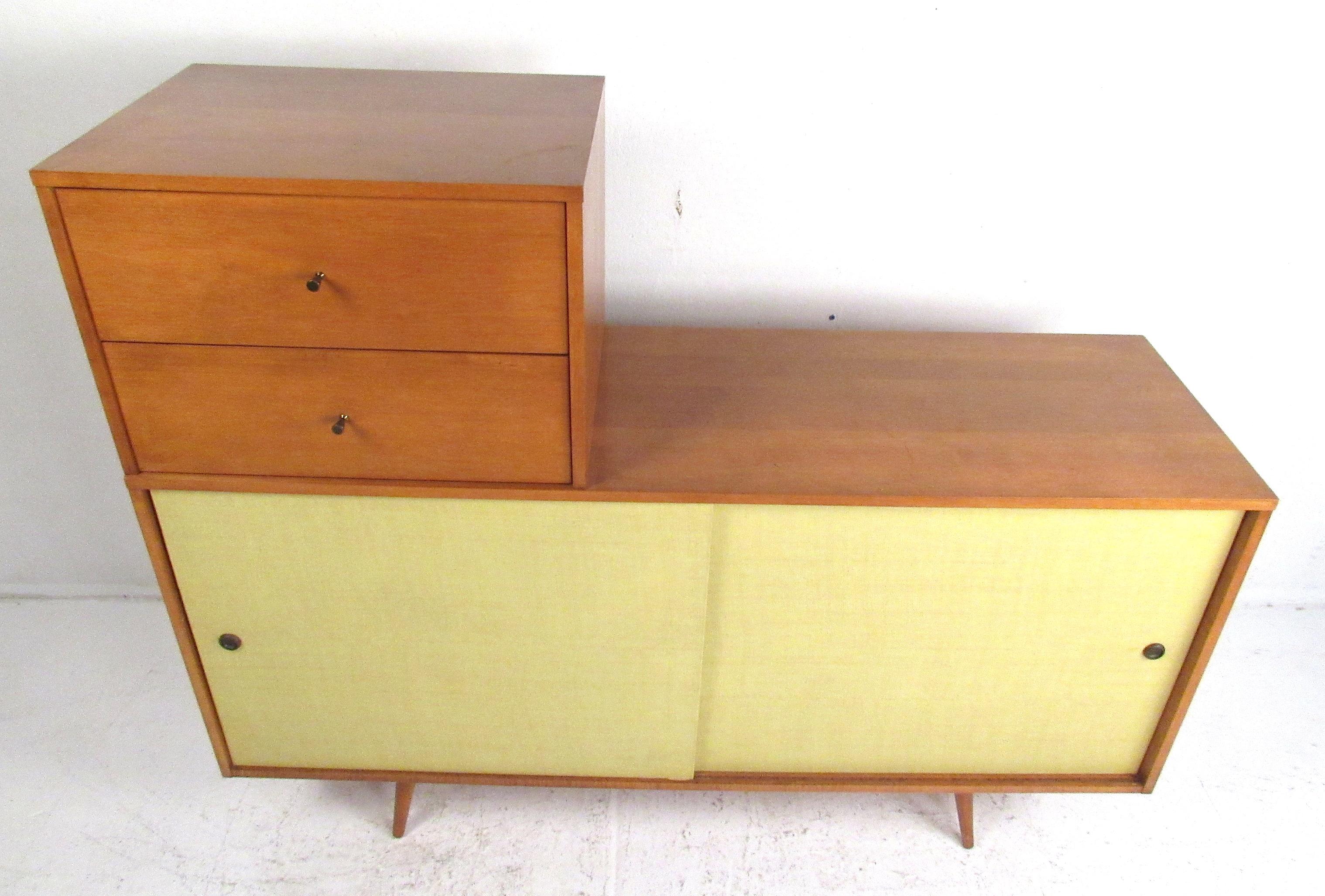 Mid-20th Century Paul McCobb Planner Group Sliding Door Cabinet by Winchendon