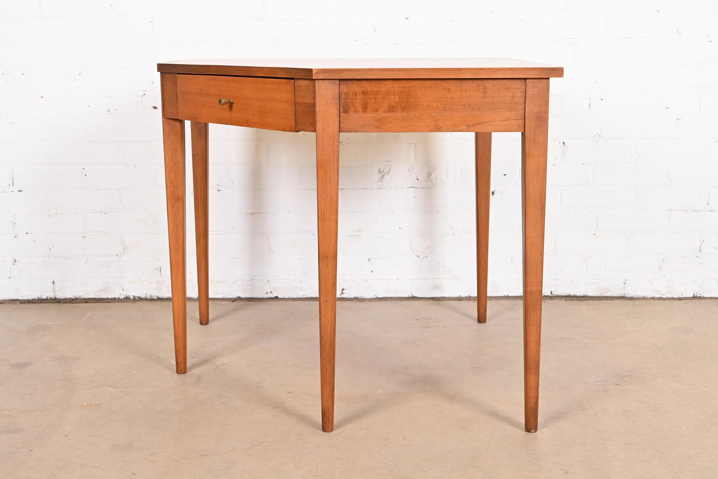 Paul McCobb Planner Group Solid Birch Corner Desk, 1950s For Sale 3
