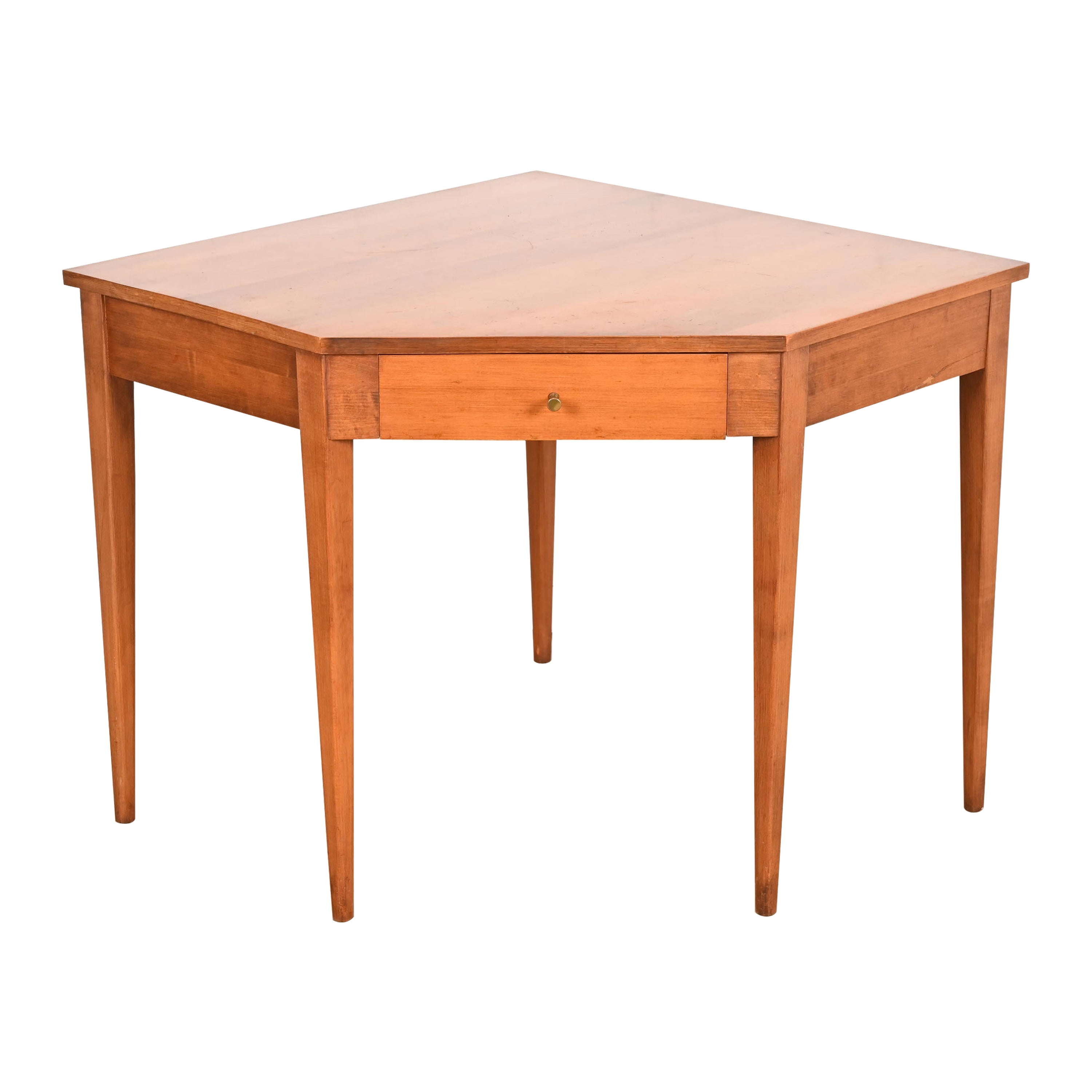 Paul McCobb Planner Group Solid Birch Corner Desk, 1950s