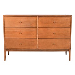 Commode ou table à tiroirs en bouleau massif de Paul McCobb Planner Group, années 1950