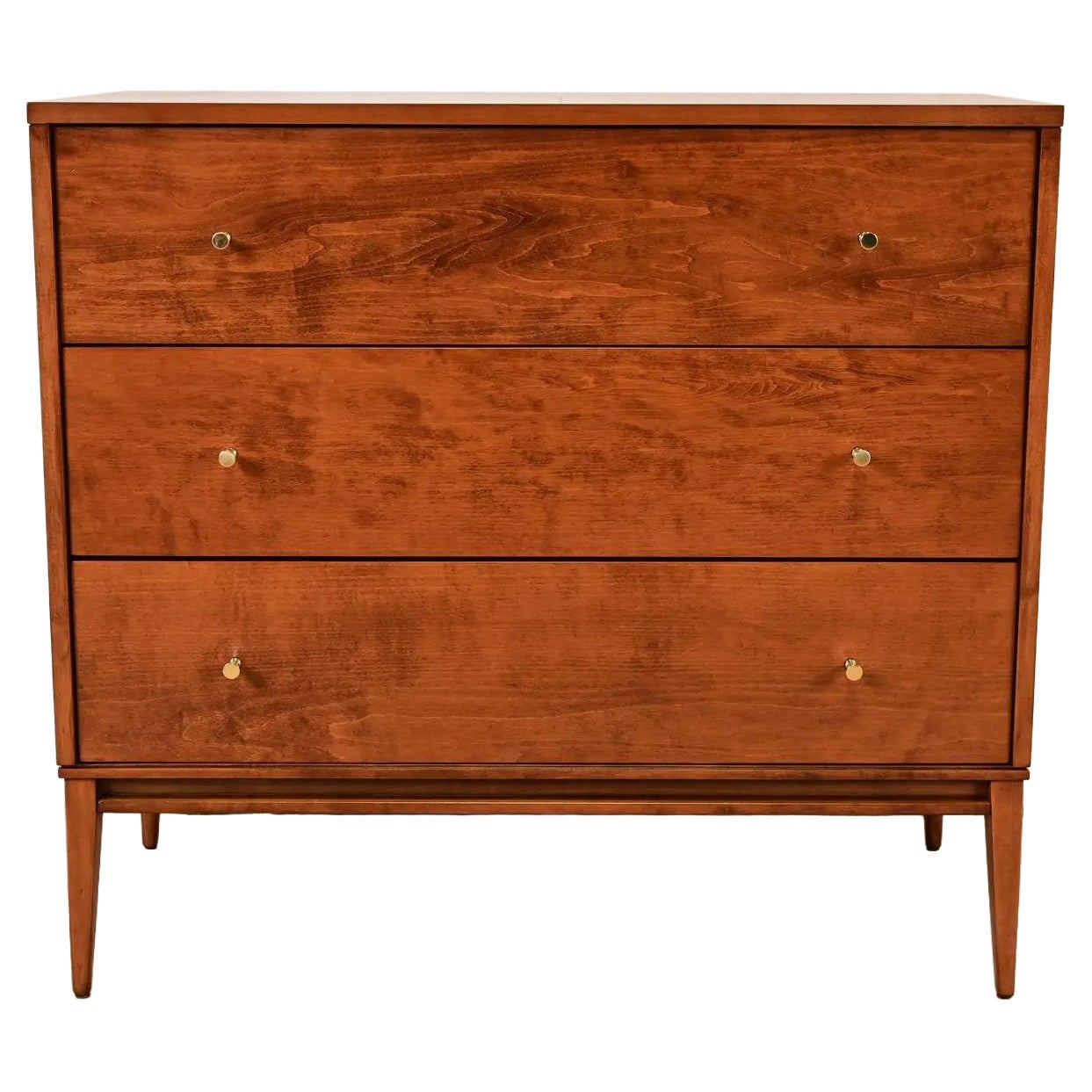 Paul McCobb Planner Group Solid Birch Dresser or Chest of Drawers, Refinished