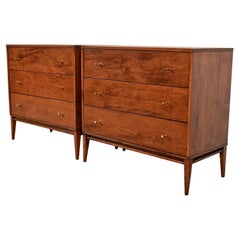 Paul McCobb Planner Group Solid Birch Dressers or Chests of Drawers, Refinished