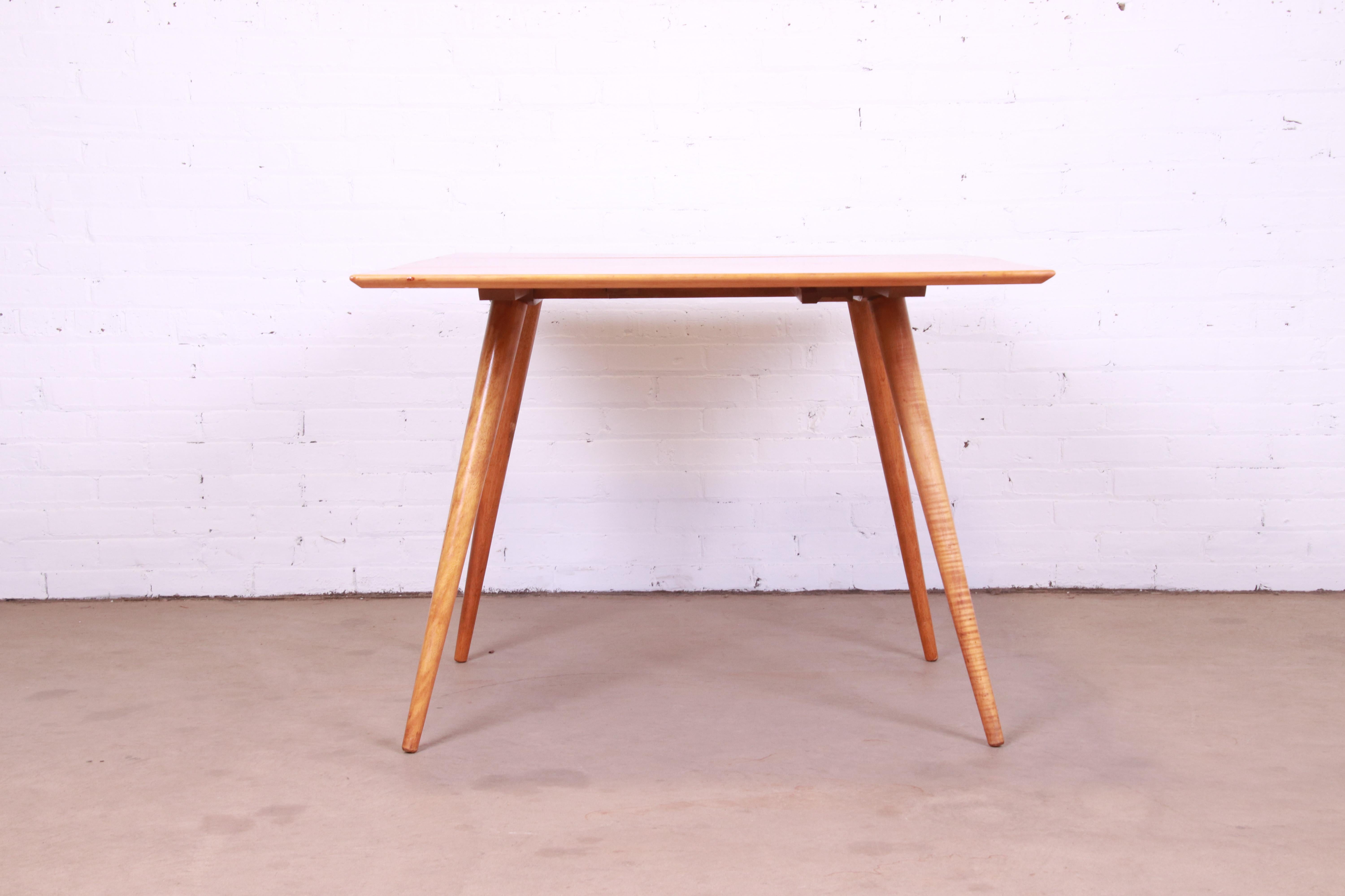 Paul McCobb Planner Group Solid Maple Drop Leaf Dining Table, 1950s 8