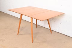 Paul McCobb Planner Group Solid Maple Drop Leaf Dining Table, 1950s