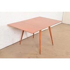 Paul McCobb Planner Group Solid Maple Drop Leaf Dining Table, Newly Refinished