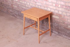 Paul McCobb Planner Group Solid Maple Nightstand, Newly Refinished