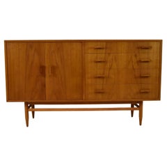 Paul McCobb Planner Group Style Teak Credenza with Bow Tie Handles