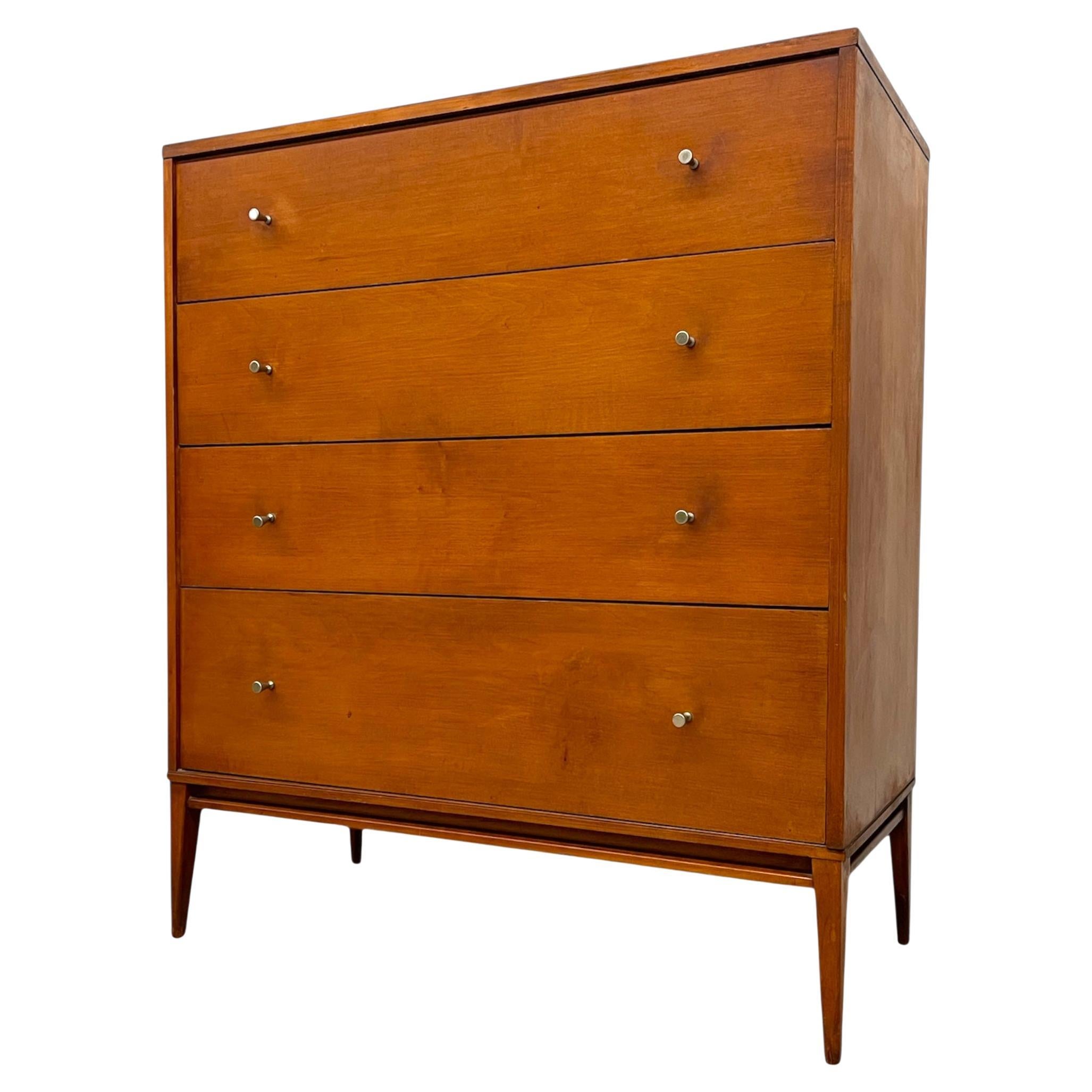 Paul McCobb Planner Group Tall Chest for Winchendon Furniture MCM Dresser. For Sale