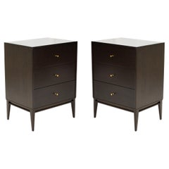 Pair of Paul McCobb Planner Group Three-Drawer Tall Bedside Tables