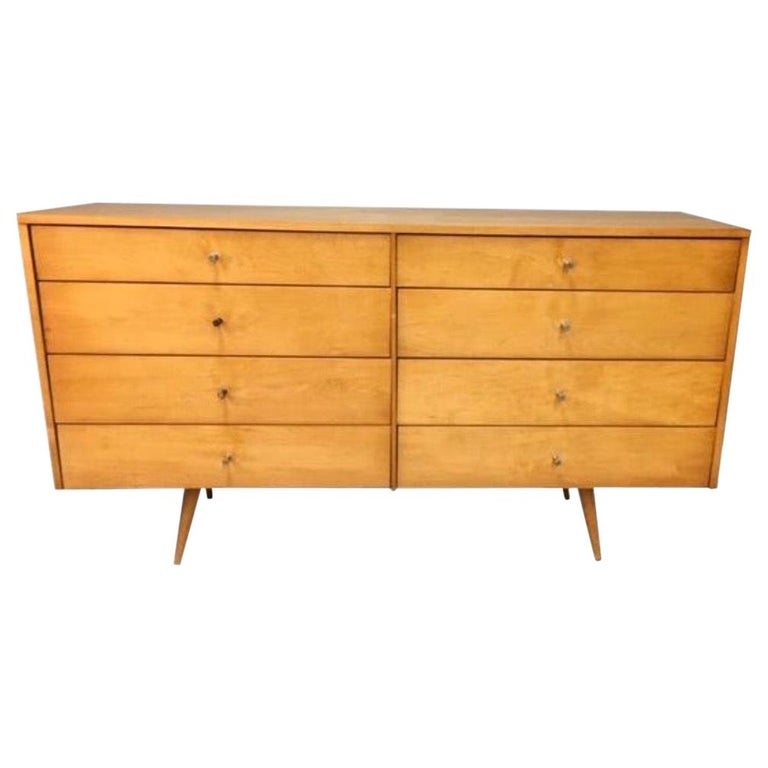Paul Mccobb Planner Group Winchendon Eight Drawer Maple Dresser