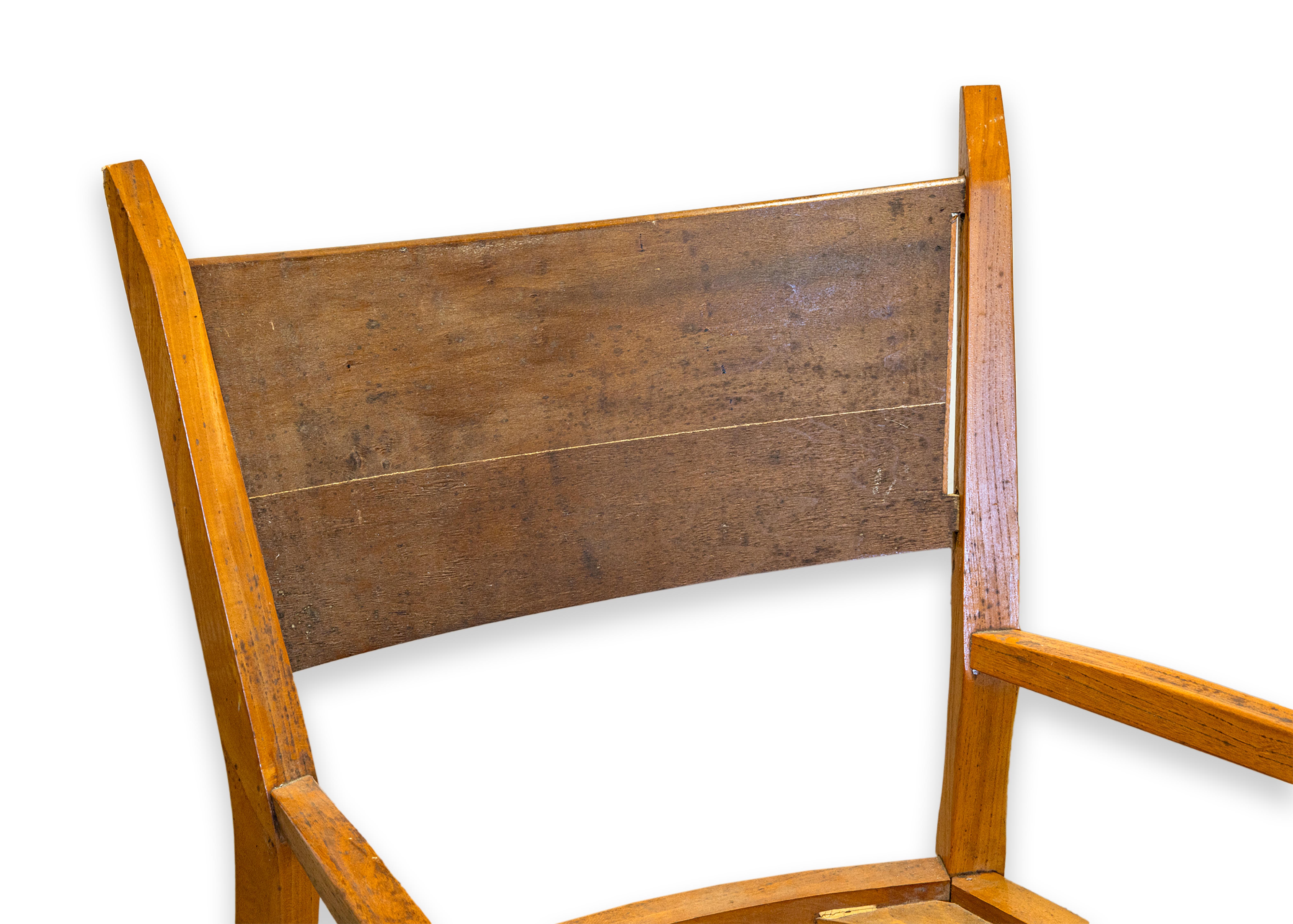 Paul McCobb Protype IV Armchair for Calvin Furniture Co. with Wood Seating 1
