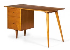 Paul McCobb Refinished Blond Maple Student Desk (model 1560)