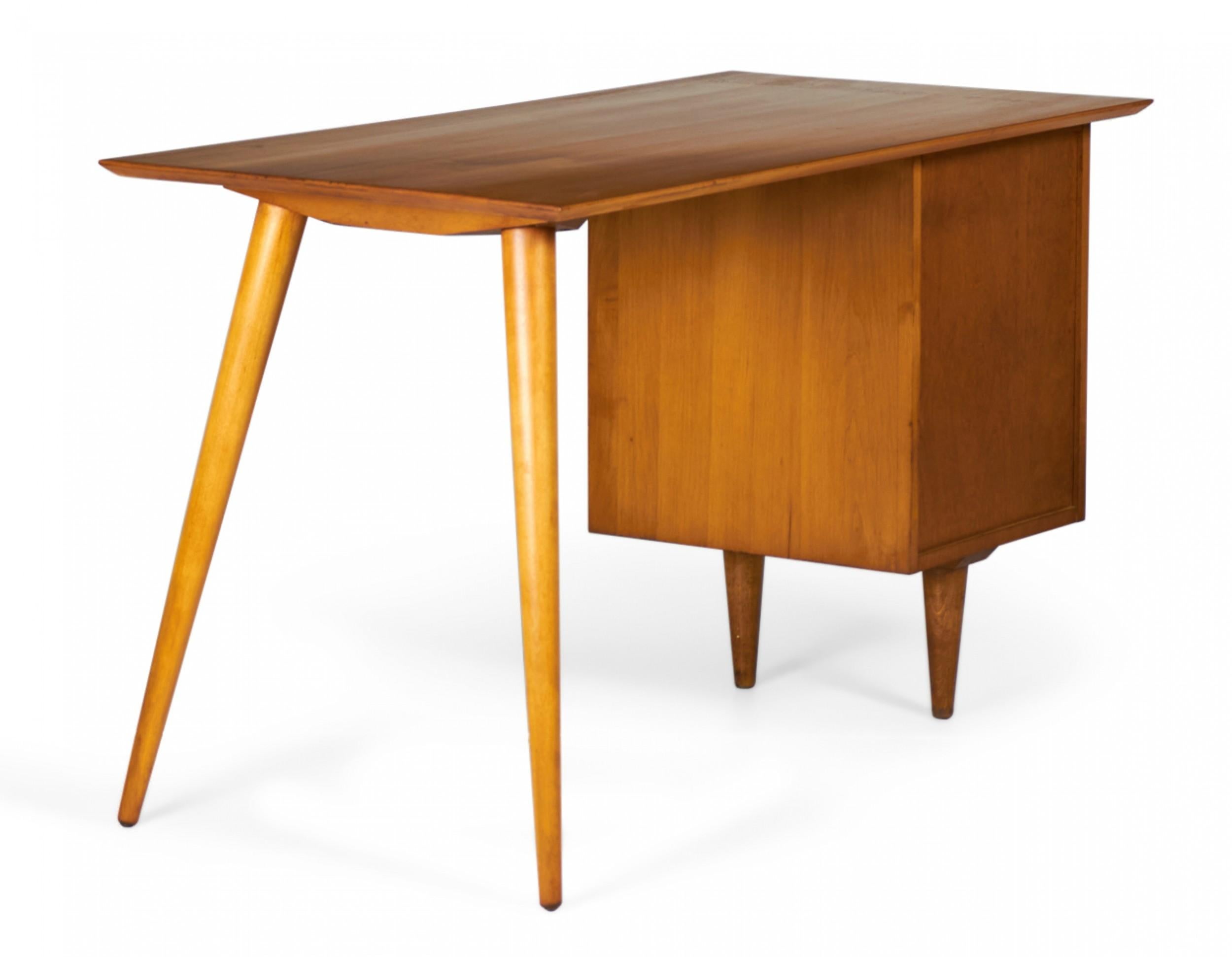 American Paul McCobb Refinished Blond Maple Student Desk (model 1560) For Sale
