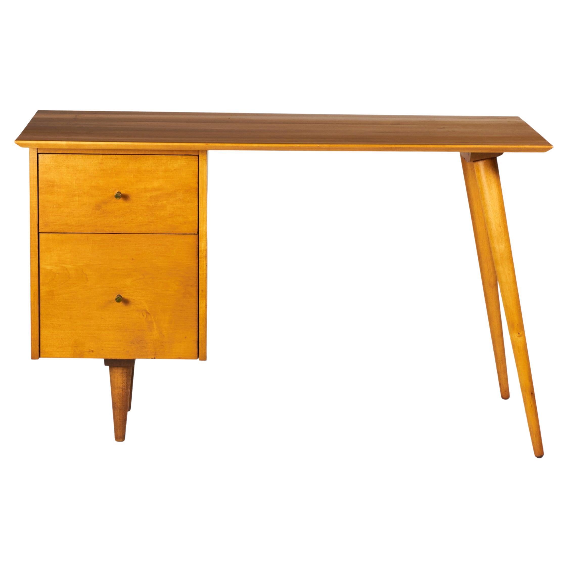 Paul McCobb Refinished Blond Maple Student Desk (model 1560) For Sale