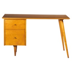 Vintage Paul McCobb Refinished Blond Maple Student Desk (model 1560)