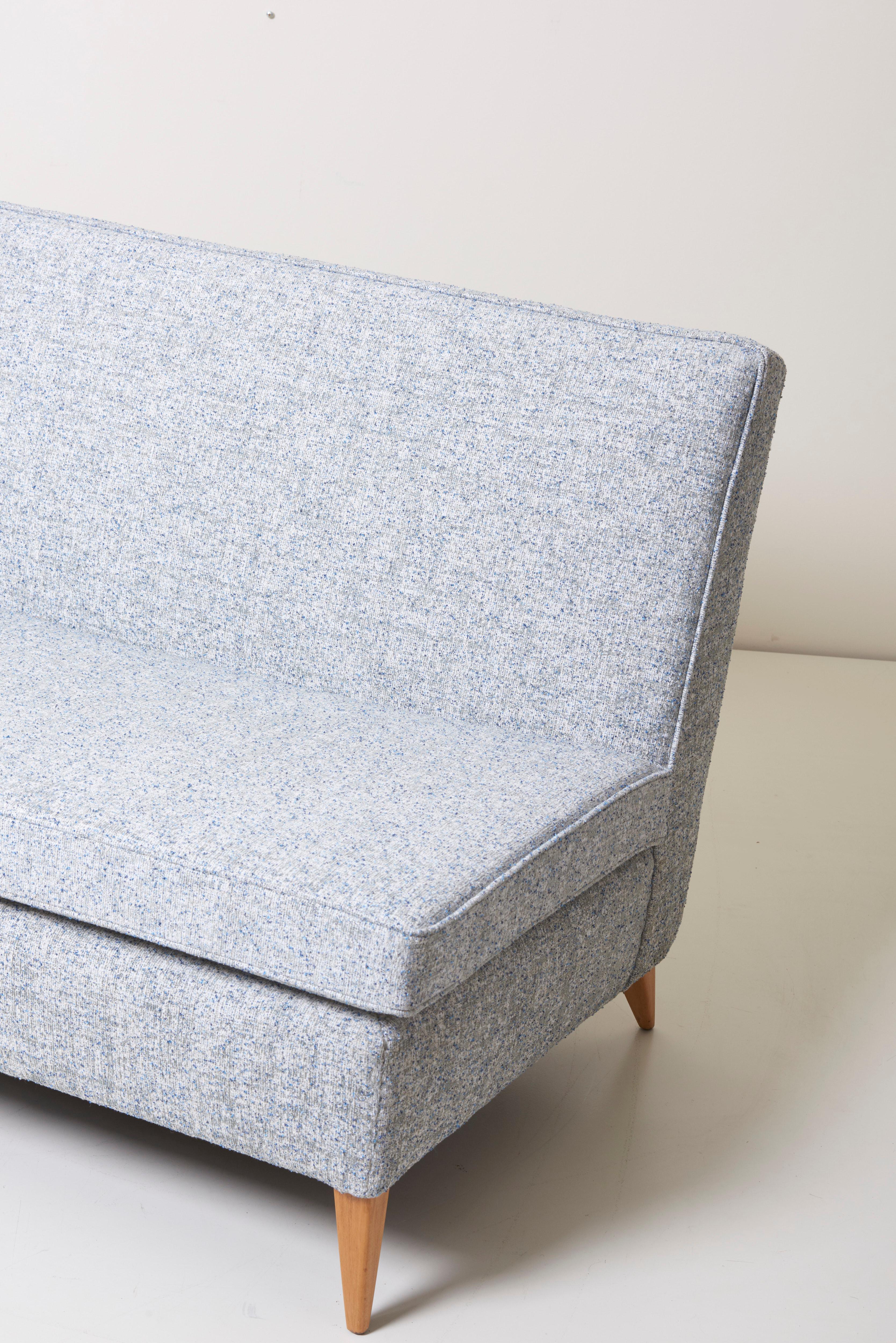 Paul McCobb Sectional Corner Sofa Custom Craft/ Planner Group Newly Upholstered For Sale 4