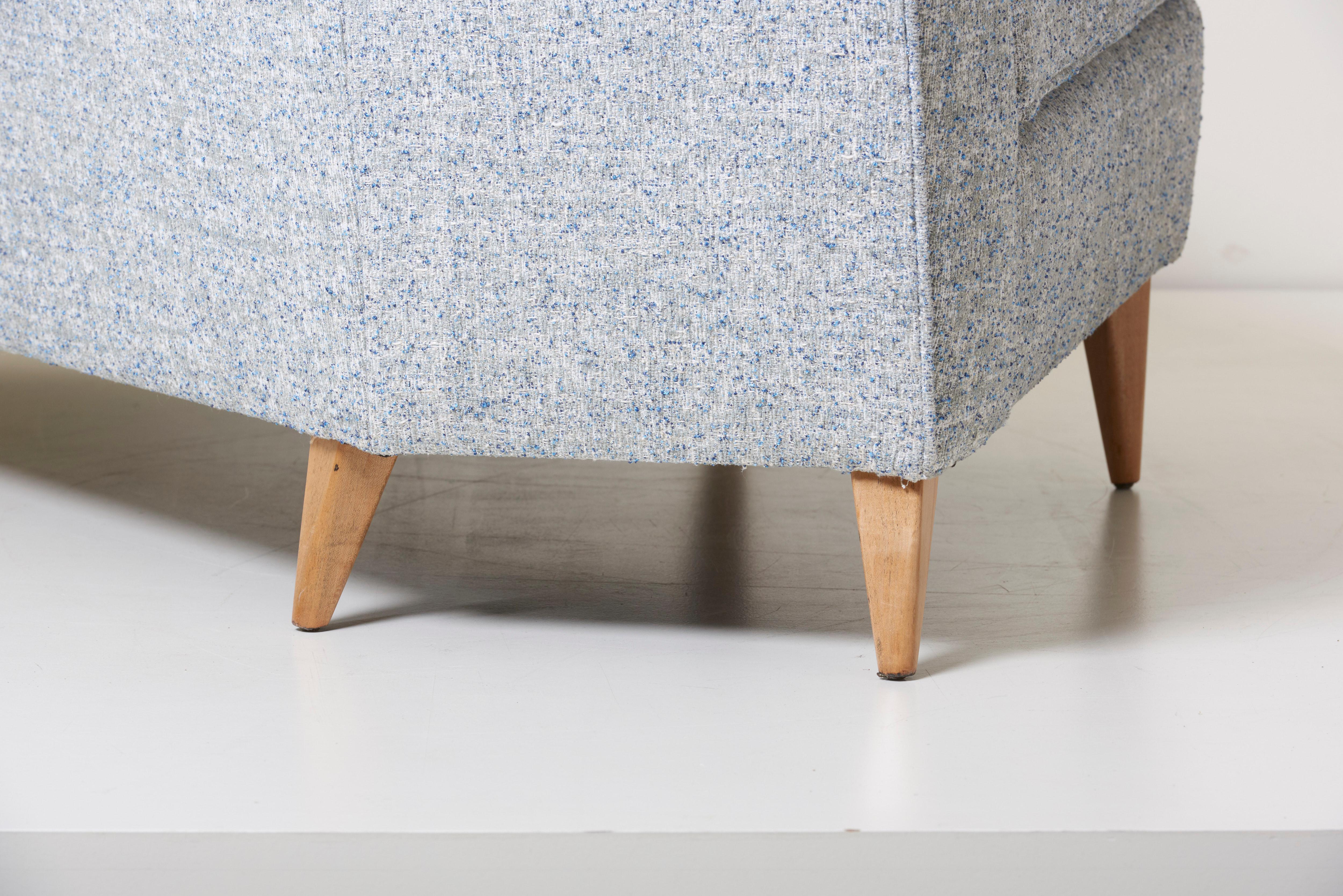 Paul McCobb Sectional Corner Sofa Custom Craft/ Planner Group Newly Upholstered For Sale 8
