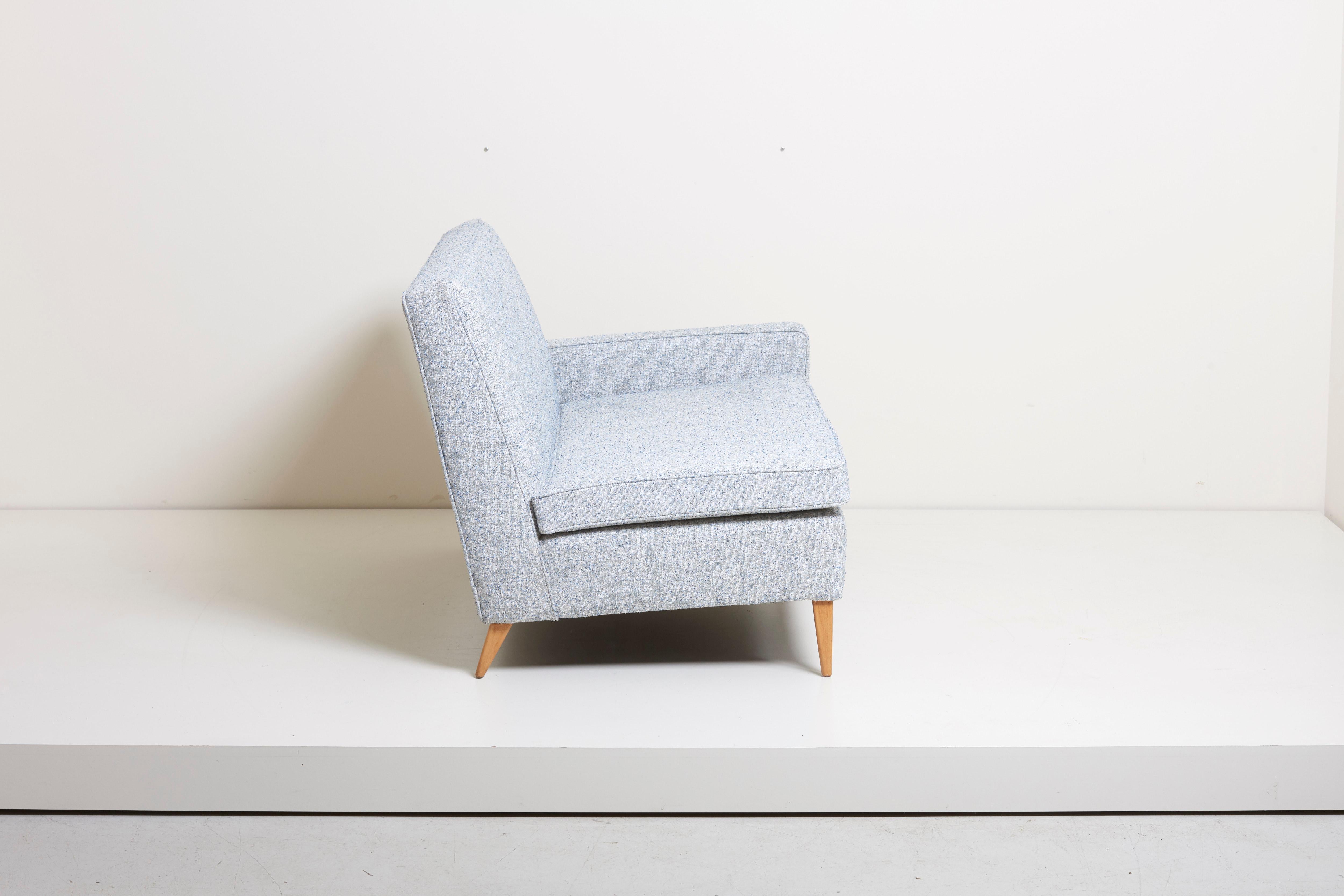 Mid-Century Modern Paul McCobb Sectional Corner Sofa Custom Craft/ Planner Group Newly Upholstered For Sale