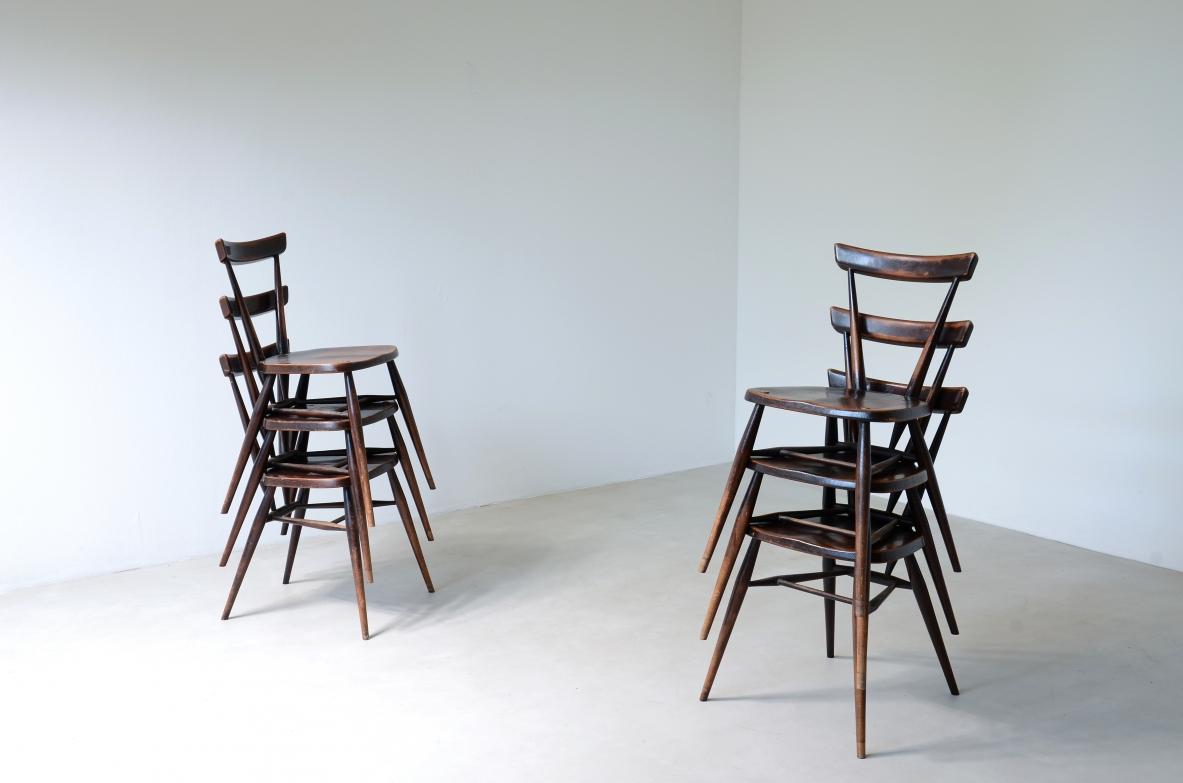 20th Century Paul McCobb, set of 6 refined oak chairs. For Sale