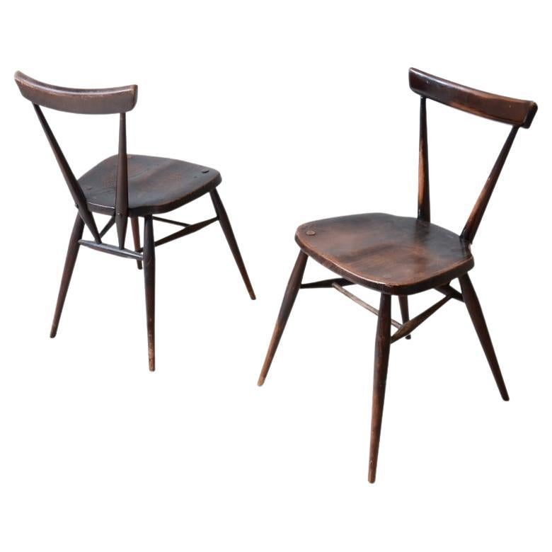 Paul McCobb, set of 6 refined oak chairs. For Sale