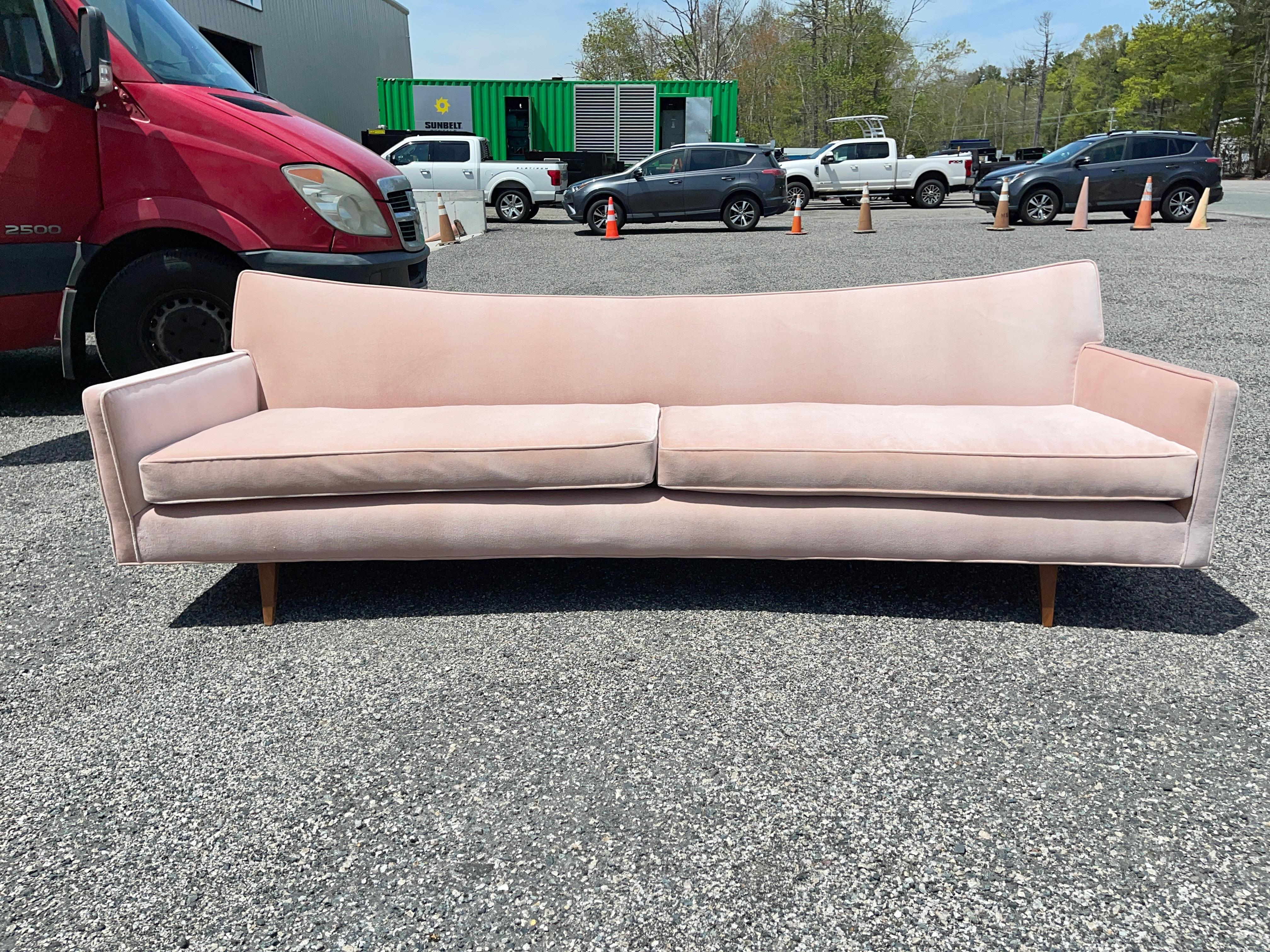 Paul McCobb Shaped Back Sofa For Sale 12