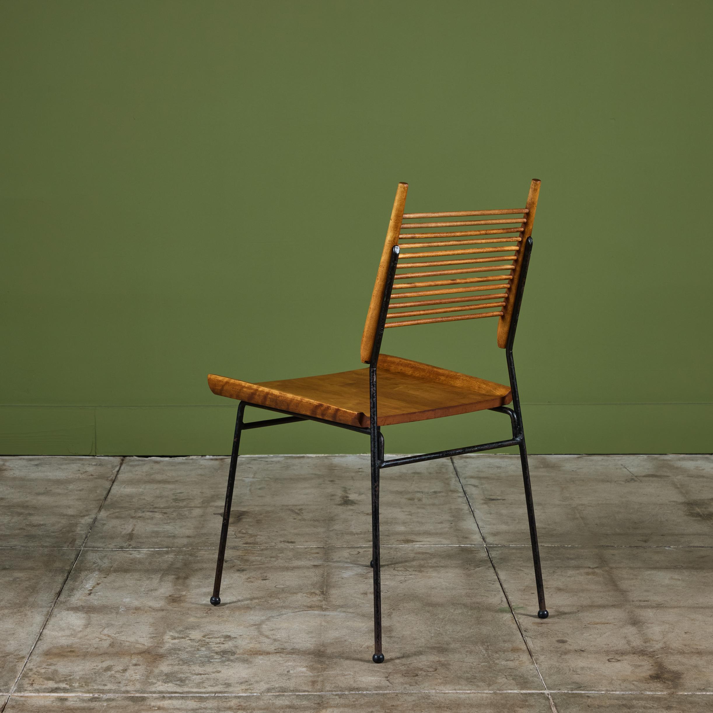 Iron Paul McCobb Shovel Chair for Winchendon Furniture For Sale
