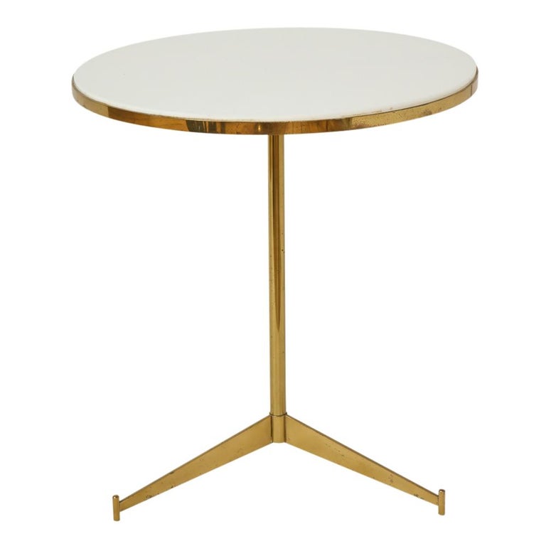 Paul McCobb Side Table, Brass Cigarette For Sale at 1stdibs