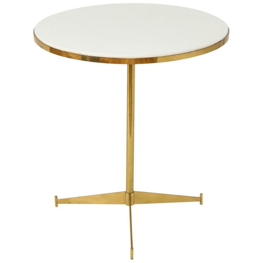 Paul McCobb Side Table, Brass Cigarette