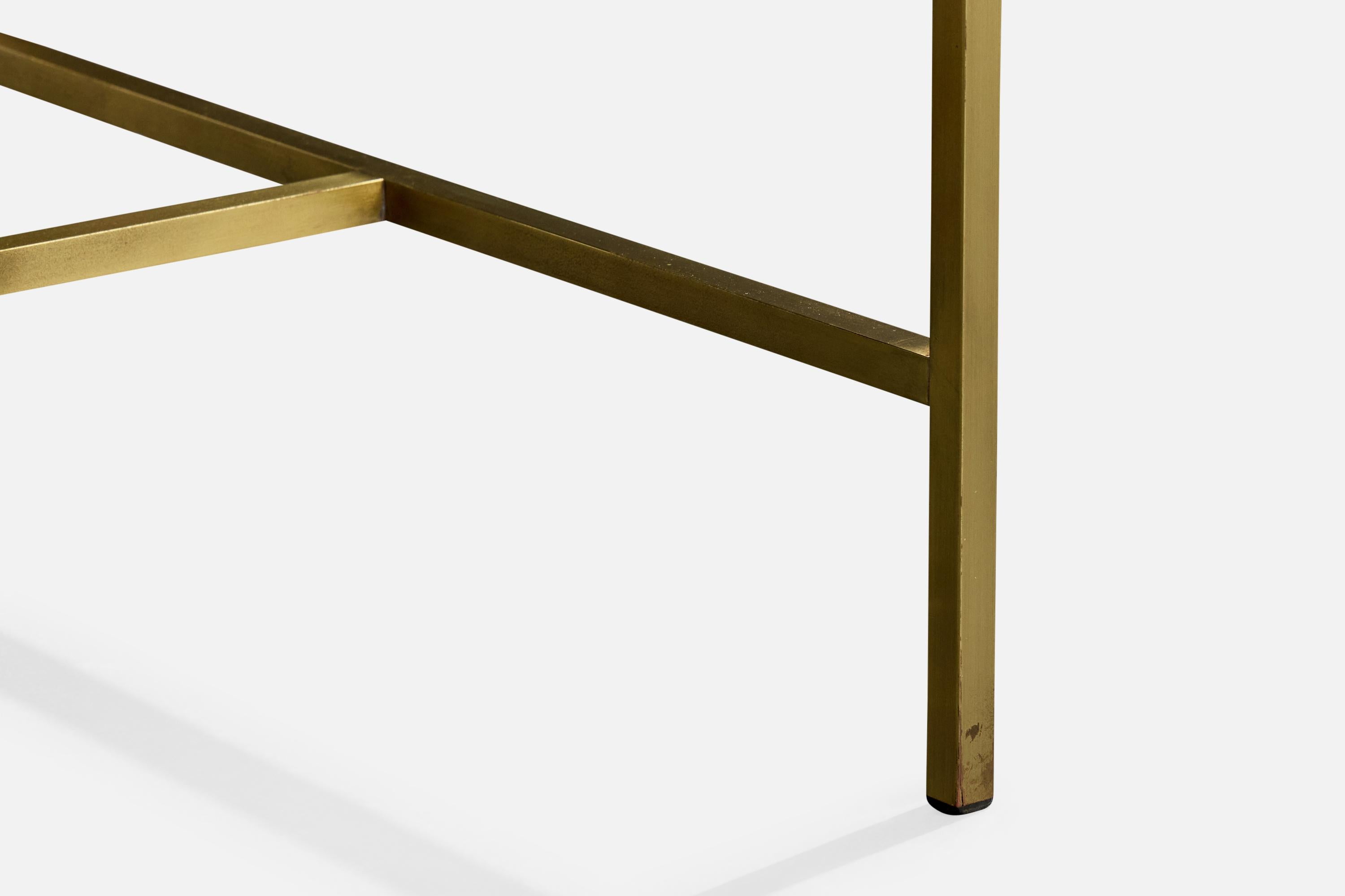 Paul McCobb, Tavolini, Ottone, Mogano, USA, anni '50 in vendita 3