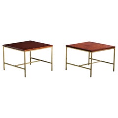 Paul McCobb, Tavolini, Ottone, Mogano, USA, anni '50