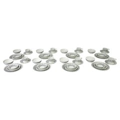 Paul McCobb Six 6-Piece Mid Century Contempri Dinner Set 48 pcs.
