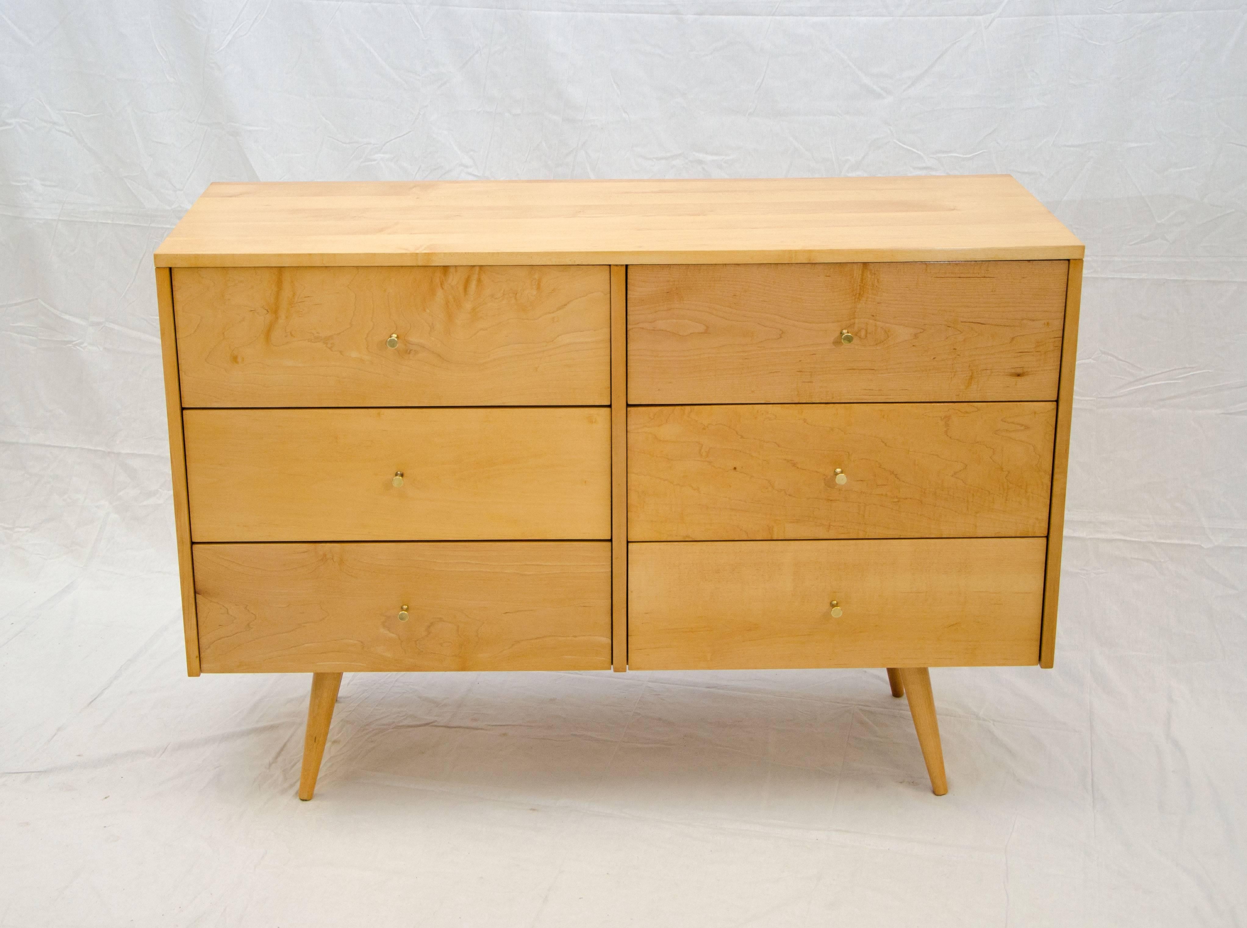 Mid-Century Modern Paul McCobb Six-Drawer Dresser or Chest, Planner Group