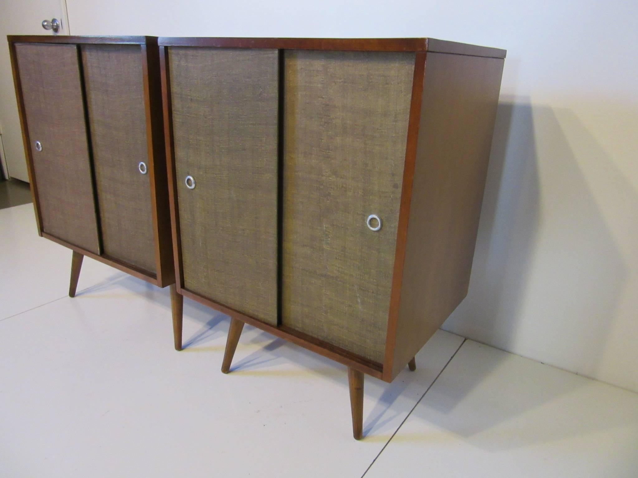 Mid-Century Modern Paul McCobb Small Cabinets from the Planner Group Collection