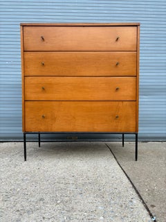 Paul McCobb Solid Maple 4 Drawer Dresser