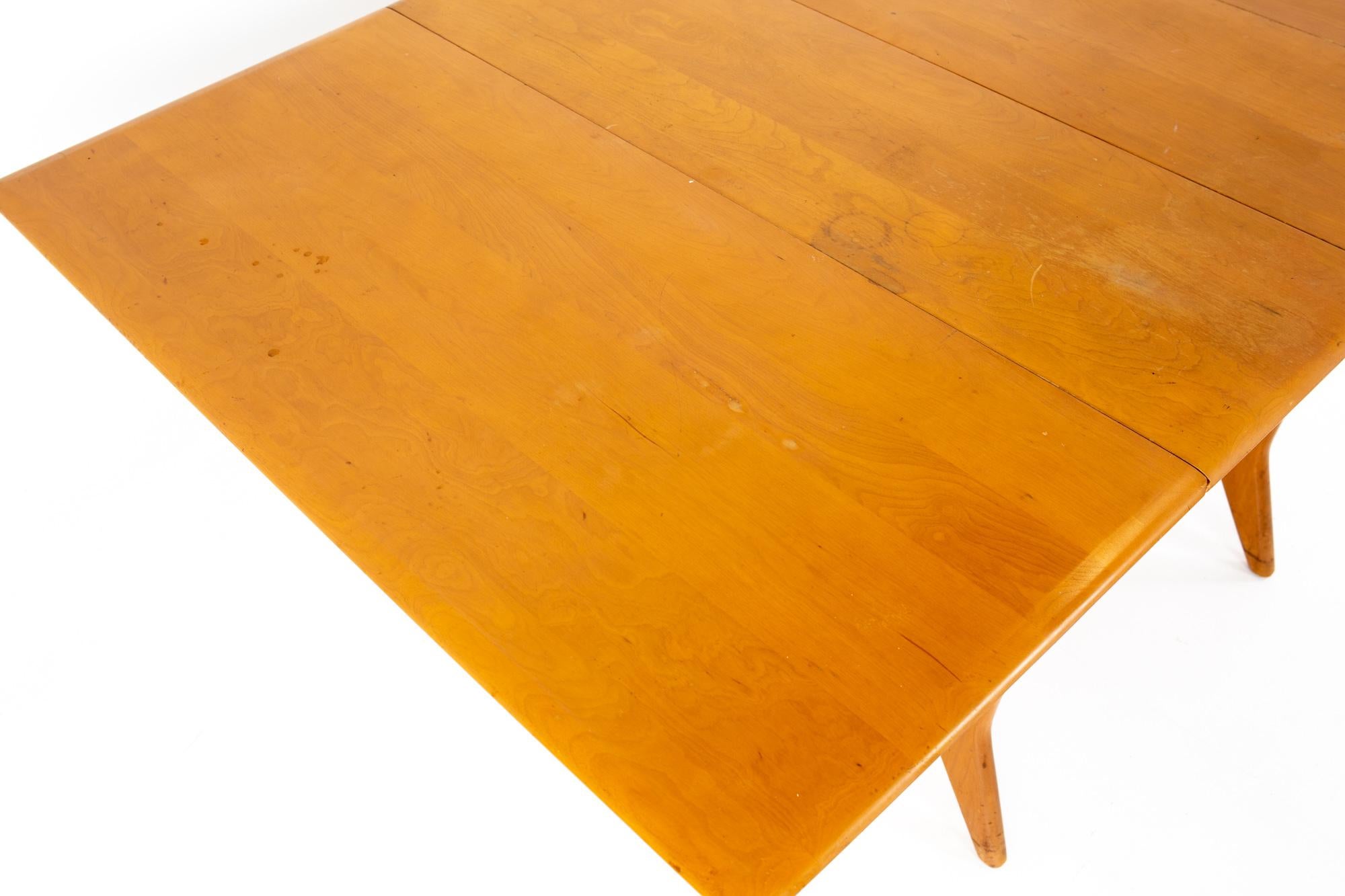 Late 20th Century  Mid Century Drop-Leaf Dining Table