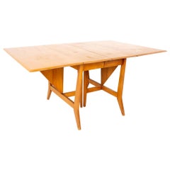 Retro  Mid Century Drop-Leaf Dining Table