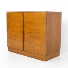 Paul McCobb Style Irwin Mid Century Blonde Dresser