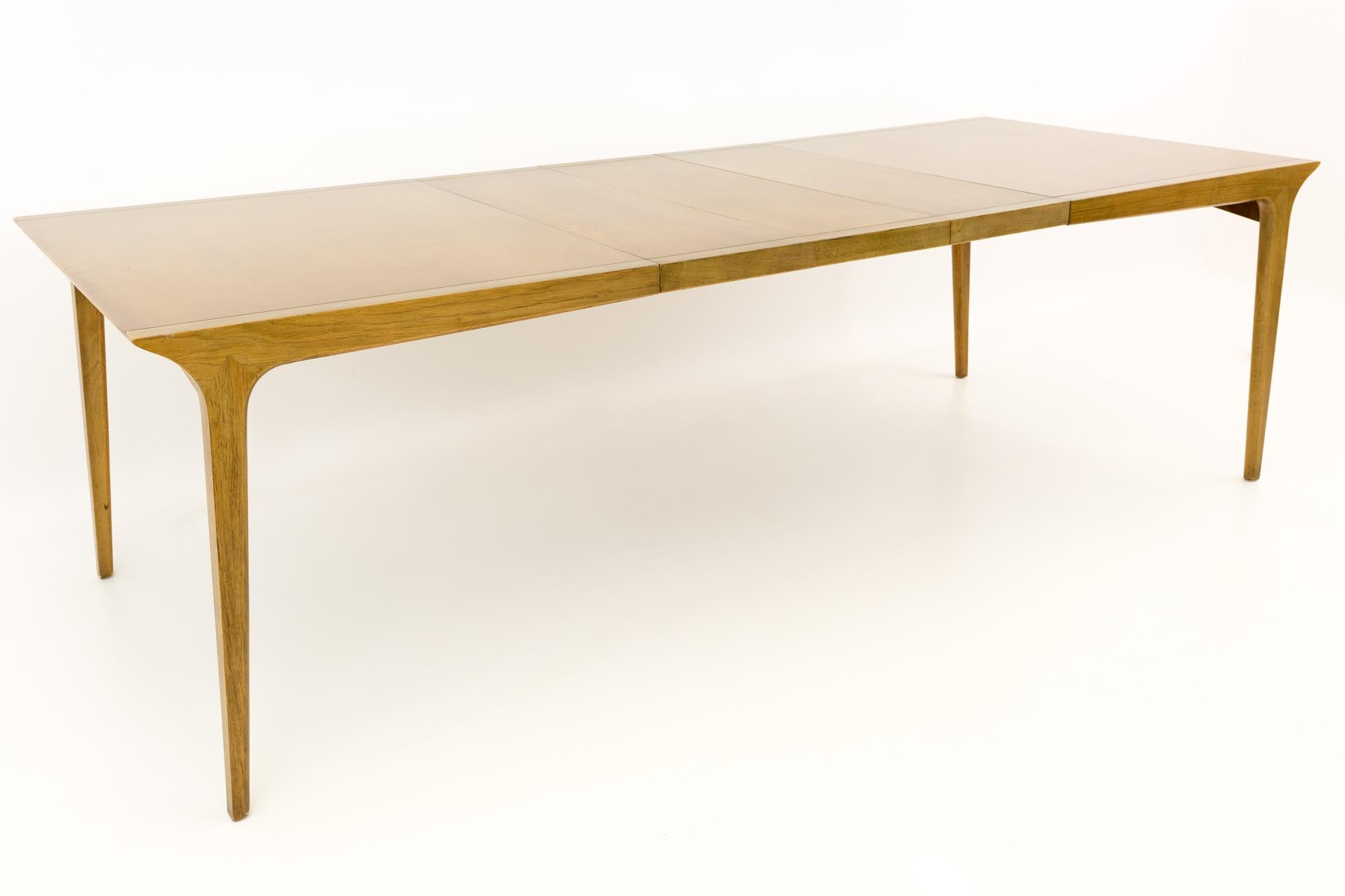 Paul McCobb Style John Van Koert for Drexel Profile 10 Person MCM Dining Table 8