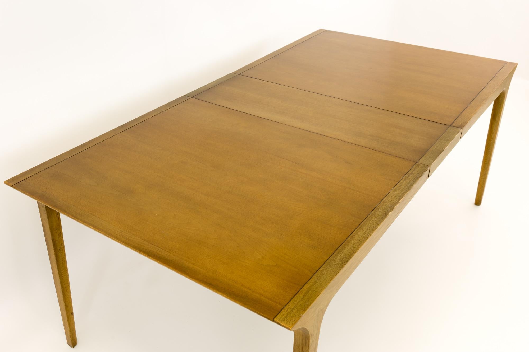 Paul McCobb Style John Van Koert for Drexel Profile 10 Person MCM Dining Table 2