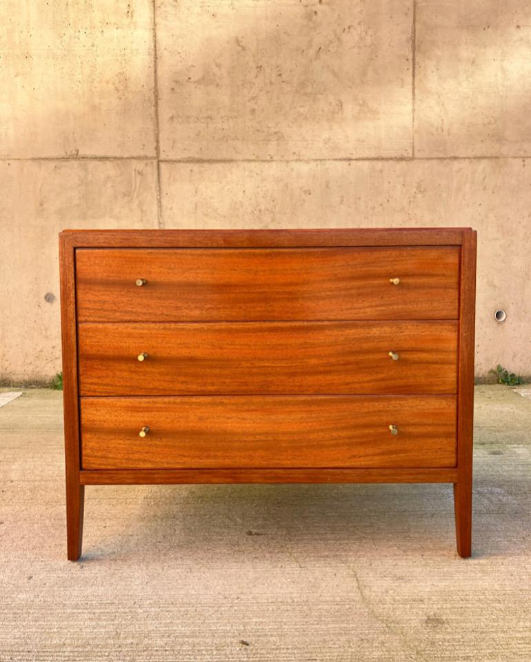 Paul McCobb Style Mid Century Chest of 3 Drawers by Loughborough Furniture 5