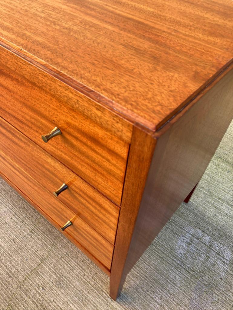 Paul McCobb Style Mid Century Chest of 3 Drawers by Loughborough Furniture In Good Condition In Leicester, GB