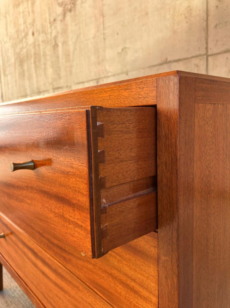 Paul McCobb Style Mid Century Chest of 3 Drawers by Loughborough Furniture 1